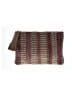 Sarah Sharp Tweed Burgundy Tan Clutch One size - photo 1