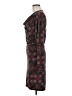 Studio M 100% Polyester Paisley Brown Burgundy Casual Dress Size M - photo 5
