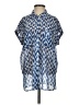 Mint Velvet 100% Polyester Blue Kimono Size S - photo 1