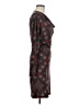 Studio M 100% Polyester Paisley Brown Burgundy Casual Dress Size M - photo 4