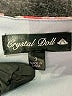 Crystal Doll 100% Polyester Floral Gray Cocktail Dress Size 3 - photo 7