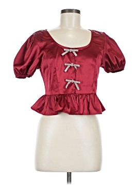 Crystal Sky Short Sleeve Blouse