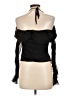 Boohoo Black 3/4 Sleeve Blouse Size 10 - photo 2