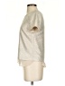DKNY Metallic Silver Short Sleeve Top Size XS - photo 5