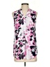 The Limited Outlet 100% Polyester Floral Pink Sleeveless Blouse Size XS - photo 1