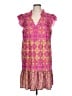 Shein 100% Polyester Paisley Pink Cocktail Dress Size 12 - photo 1