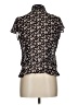 Chaps 100% Polyester Black Short Sleeve Blouse Size L (petite) - photo 2