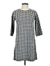 Mango Checkered-gingham Gray Casual Dress Size 2 - photo 1