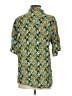Mixed 100% Viscose Tropical Green Short Sleeve Button-Down Shirt Size S - photo 2