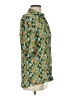 Mixed 100% Viscose Tropical Green Short Sleeve Button-Down Shirt Size S - photo 4