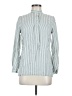 Giorgio Armani Gray Long Sleeve Blouse Size 6 - photo 1