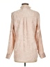 Express 100% Polyester Tan Long Sleeve Blouse Size M - photo 2