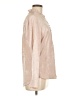 Express 100% Polyester Tan Long Sleeve Blouse Size M - photo 4