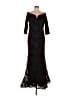 Xscape 100% Polyester Black Cocktail Dress Size 12 - photo 1