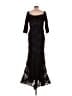 Xscape 100% Polyester Black Cocktail Dress Size 12 - photo 2