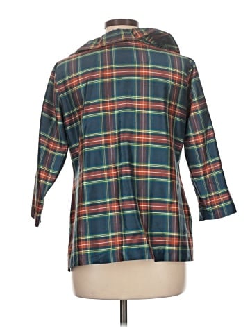 Devon Baer 3/4 Sleeve Silk Top (view 2)