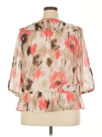 I.N. Studio 3/4 Sleeve Blouse (view 2)
