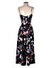 1.State 100% Polyester Floral Black Jumpsuit Size 2 - photo 2