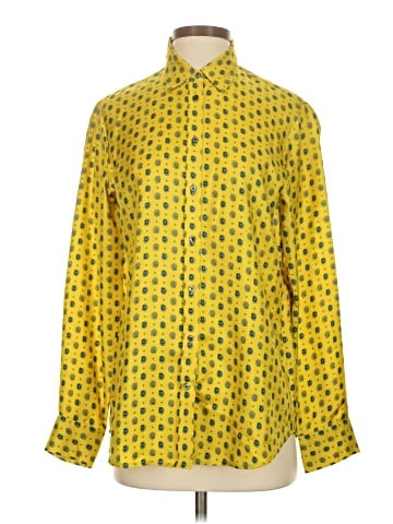 Banana Republic Long Sleeve Silk Top (view 1)