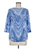 Toni Morgan Blue 3/4 Sleeve Blouse Size M - photo 1