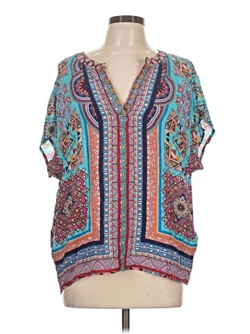 Tolani Short Sleeve Blouse (view 1)