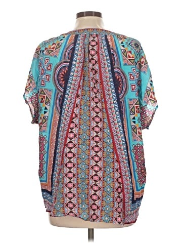 Tolani Short Sleeve Blouse (view 2)