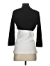 Carmen Marc Valvo Collection White Black Shrug Size XS - photo 2