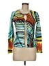 Alberto Makali Teal Cardigan Size M - photo 1