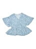 Shein Blue Short Sleeve Blouse Size 11 - 12 - photo 1