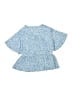 Shein Blue Short Sleeve Blouse Size 11 - 12 - photo 2