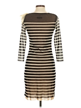 slim fit dress slacks Famous Australian Designer White and Metallic Gold Satin Burnout Strip