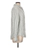 BeachLunchLounge 100% Rayon Stripes Silver Long Sleeve Blouse Size L - photo 4
