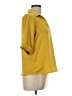 And 100% Polyester Yellow Short Sleeve Blouse Size 12 - photo 4