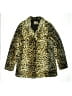 Zara 100% Polyester Animal Print Gold Coat Size 13 - 14 - photo 1
