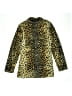 Zara 100% Polyester Animal Print Gold Coat Size 13 - 14 - photo 2