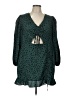Shein Curve 100% Polyester Teal Casual Dress Size 12 Plus (0) - photo 1