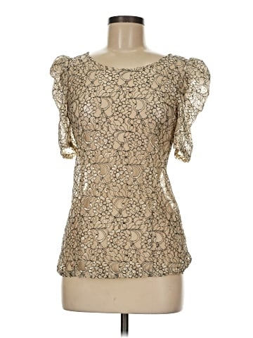 MM Couture by Miss Me Short Sleeve Blouse (view 2)