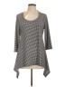 Chaus Gray 3/4 Sleeve Top Size L - photo 1