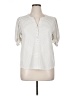 Modern Works Ivory Short Sleeve Blouse Size XL - photo 1