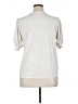 Modern Works Ivory Short Sleeve Blouse Size XL - photo 2