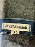 Rivet & Thread Solid Blue Jeans Size 32 waist - photo 7