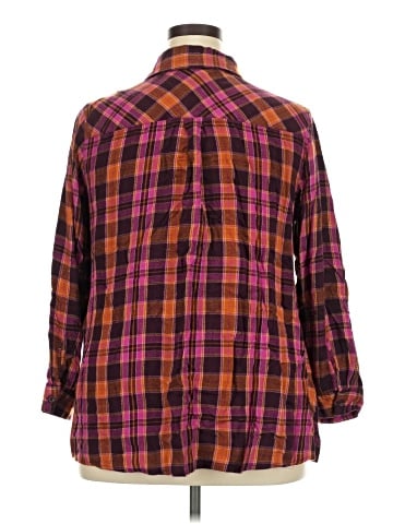 Lane Bryant Long Sleeve Button-Down Shirt (view 2)