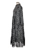 Max Studio 100% Polyester Paisley Gray Casual Dress Size XL - photo 5