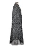 Max Studio 100% Polyester Paisley Gray Casual Dress Size XL - photo 4