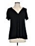 Old Navy 100% Rayon Black Short Sleeve Blouse Size L - photo 1