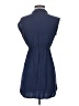 Ezra 100% Rayon Solid Blue Casual Dress Size S - photo 2
