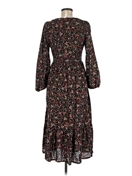 knee length dresses for ladies Navy Floral Long Sleeve V-Neck Maternity Maxi Dress – PinkBlush main image 0