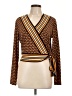 MICHAEL Michael Kors Orange Long Sleeve Blouse Size L - photo 1
