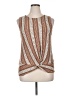 W5 Brown Sleeveless Blouse Size XL - photo 1
