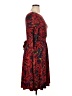 Leota Tropical Red Casual Dress Size XL - photo 4